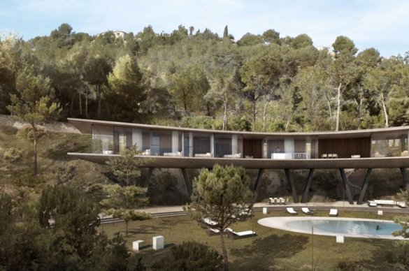 VILLA DE LUJO CON DISEÑO ÚNICO EN CONSTRUCCIÓN CON VISTAS AL MAR — Benissa