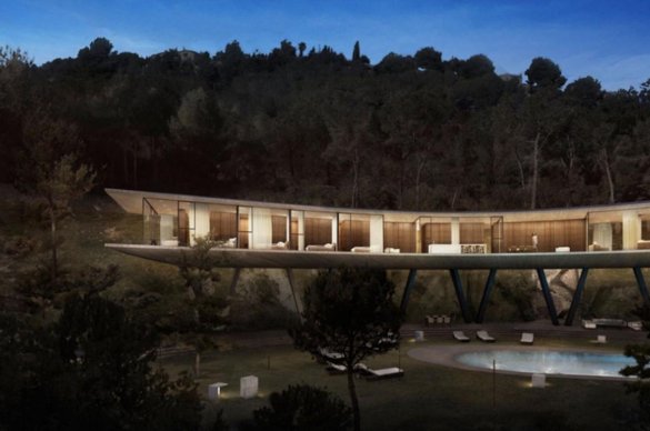 VILLA DE LUJO CON DISEÑO ÚNICO EN CONSTRUCCIÓN CON VISTAS AL MAR — Benissa